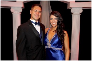 Photo of Melissa M. Festa and husband at the Mrs. NJ U.S. pageant. Photo by Richard Krauss.